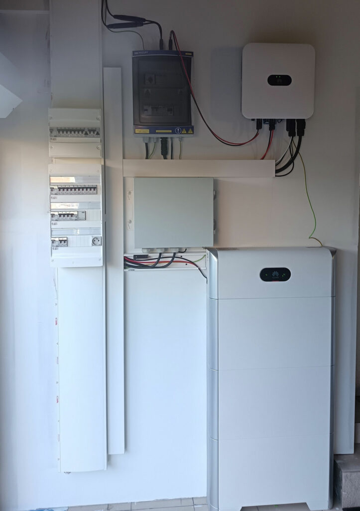 Installation solaire Huawei avec batterie 15kWh